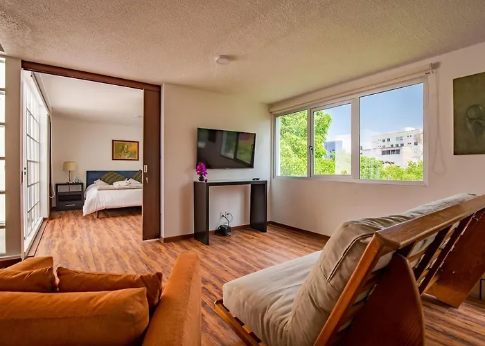 Juarez Loft 1br1ba Terrace, Great Location